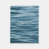 Morgens Meerwasser Fleecedecke (Vorderseite)