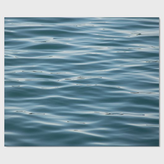 Morgens Meerwasser Geschenkpapier (Flach)