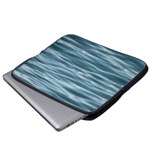 Morgens Meerwasser Laptopschutzhülle (Vorne Knopf)