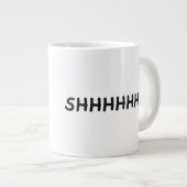 Morgens Mood Cat Kaffee Jumbo-Tasse (Vorderseite Rechts)