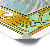 Morgens, Mucha Poster (Ecke)