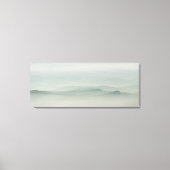 Morgens Pastell in neblig Toskana Leinwanddruck (Vorderseite)