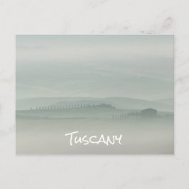 Morgens Pastell in neblig Toskana Postkarte