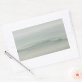 Morgens Pastell in neblig Toskana Rechteckiger Aufkleber (Umschlag)