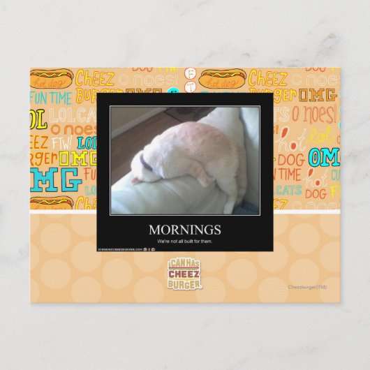 Morgens Postkarte (Vorderseite)