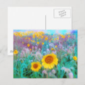 Morgens, Postkarte (Vorne/Hinten)