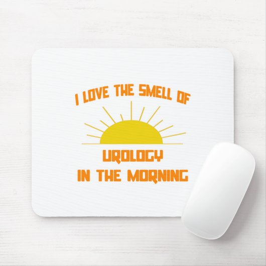 Morgens riecht nach Urologie Mousepad (Mit Mouse)