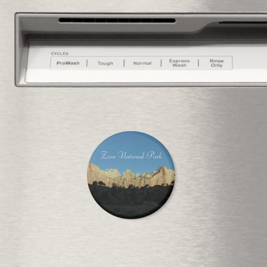 Morgens Rote Felsen im Zion Nationalpark Magnet (In Situ (Geschirrspüler))