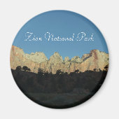 Morgens Rote Felsen im Zion Nationalpark Magnet (Vorne)