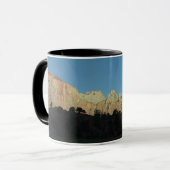 Morgens Rote Felsen im Zion Nationalpark Tasse (Vorderseite Links)