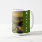 Morgens ruhige meditative Tasse des Kaffees (VorderseiteRechts)