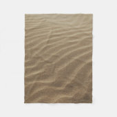 Morgens Sanddünen Fleecedecke (Vorderseite)