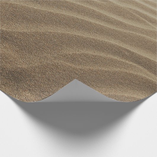 Morgens Sanddünen Geschenkpapier (Ecke)