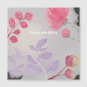 Morgens sanfte Zuneigungen Magnetkarte (Vorderseite)