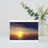 Morgens sehnt sich mein Soul nach dir Postkarte (Stehend Vorderseite)