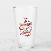 Morgens sind für Mimosas Glass Glas (Vorderseite)