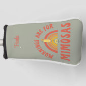 Morgens sind für Mimosas Golf Headcover (Vorderseite)