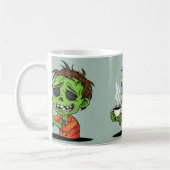 Morgens sind für Zombies Kaffeetasse (Links)