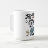 Morgens sind wie Vampires Kaffeetasse (Vorderseite Links)
