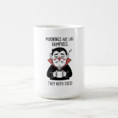 Morgens sind wie Vampires Kaffeetasse (Mittel)