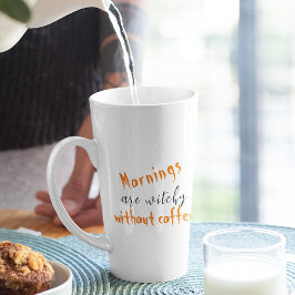 Morgens sind witzige weiße Halloween Milchtasse