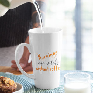 Morgens sind witzige weiße Halloween Milchtasse