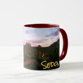Morgens Sonnenaufgang Sedona Arizona Wüste Tasse (VorderseiteRechts)