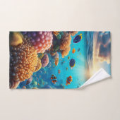 Morgens Sonnenaufgang über einem tropischen Meer Badhandtuch Set (Handtuch)