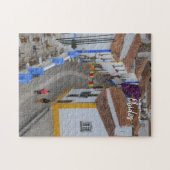 Morgens Spaziergang in die Arbeit Obidos The Real  Puzzle (Horizontal)