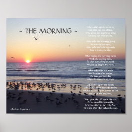 MORGENS STRANDSCHAFT POSTER