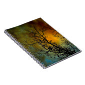 Morgens stürmisch mit Baumheft Notizblock (Rechte Seite)