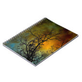 Morgens stürmisch mit Baumheft Notizblock (Linke Seite)