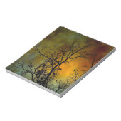 Morgens stürmisch mit einem Baumnotizblock Notizblock (Rotiert)