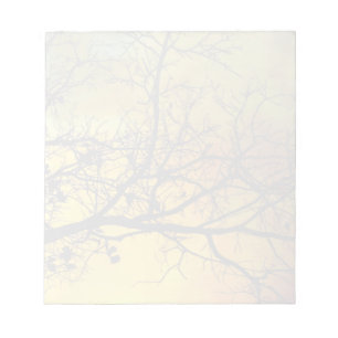 Morgens stürmisch mit einem bunten Notizblock