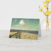 Morgens um Frühstück | William Merritt Chase Karte (Gelbe Blume)