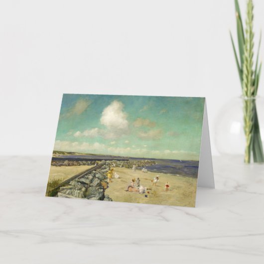 Morgens um Frühstück | William Merritt Chase Karte (Vorderseite)