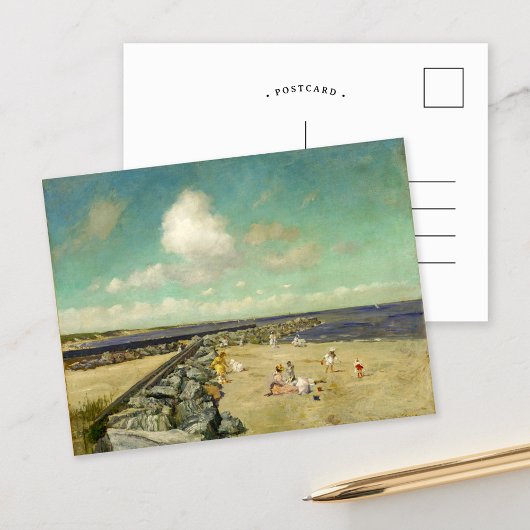 Morgens um Frühstück | William Merritt Chase Postkarte