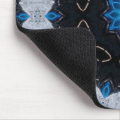 Morgens und nachts blau mousepad (Ecke)