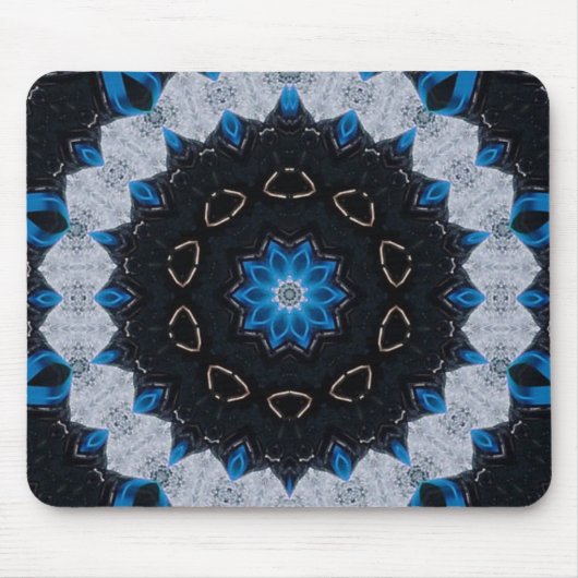 Morgens und nachts blau mousepad (Vorne)
