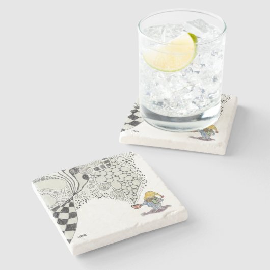 morgens Untersetzer (Seitenansicht)