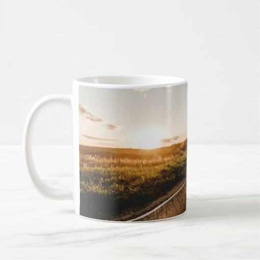 morgens unterwegs kaffeetasse (Links)
