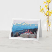 Morgens von Darjeeling, Hiroshi Yoshida Karte (Gelbe Blume)