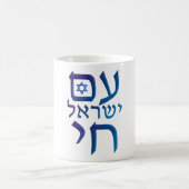 morgens Yisrael Chai Kaffeetasse (Mittel)