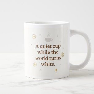 Morgenschneefall   Eine stille Tasse   Wintertasse
