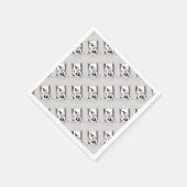 Morgenschwein Serviette (Ecke)