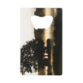 Morgensee-Scene bocnm Geldbeutel Flaschenöffner (Vorderseite)