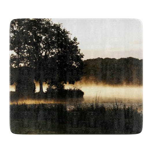 Morgensee-Scene cbcnm Schneidebrett (Vorderseite)