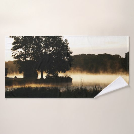 Morgensee-Szene btcnm Badhandtuch Set (Badehandtuch)