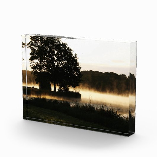 Morgensee-Szene pbcna Fotoblock (Rechts)