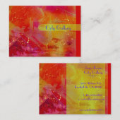 Morgensonne, Abstrakte Vorlage Visitenkarte (Vorne/Hinten)